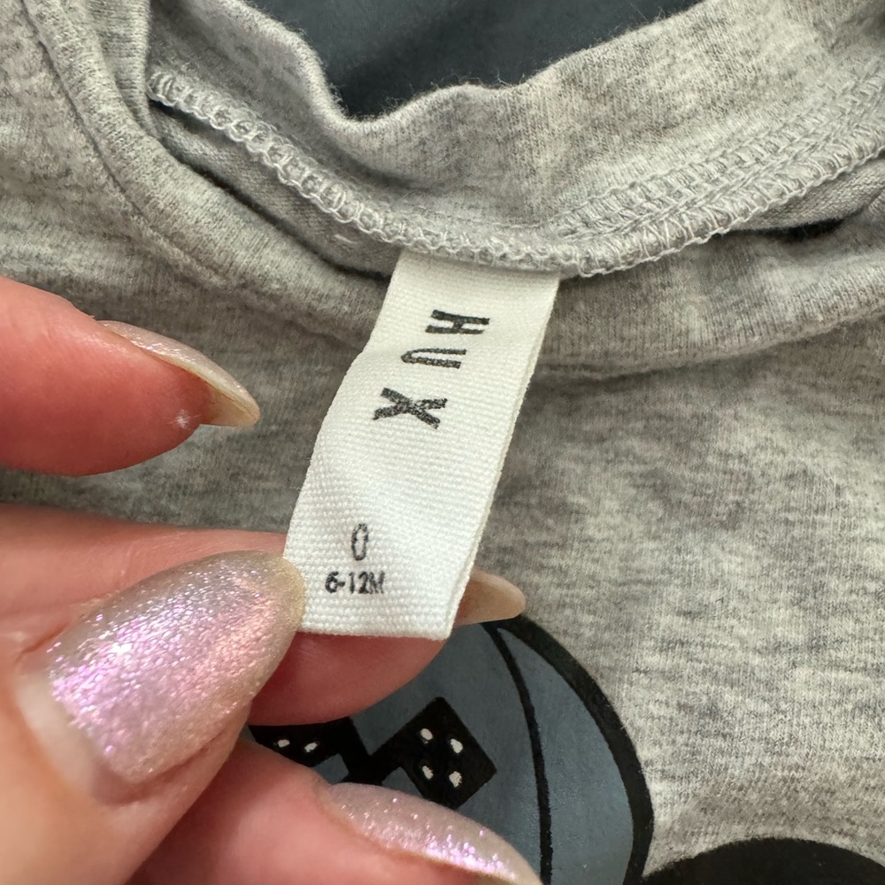 Huxbaby Organic Cotton T-shirts size 6-12M